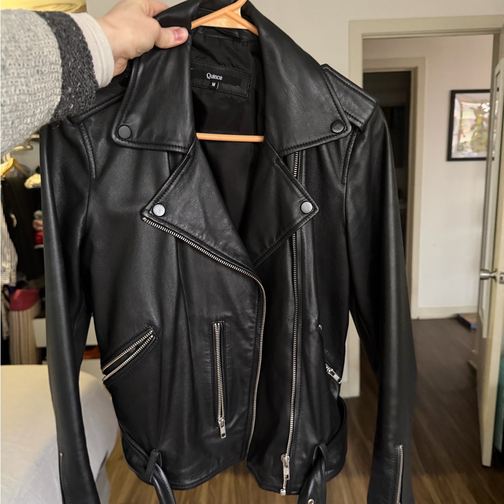 Quince Leather Motorcycle Jacket - Picture 6 of 6